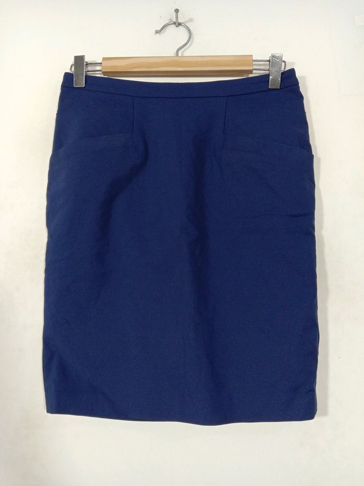 Navy Blue Casual Skirt (Women&#39;s)