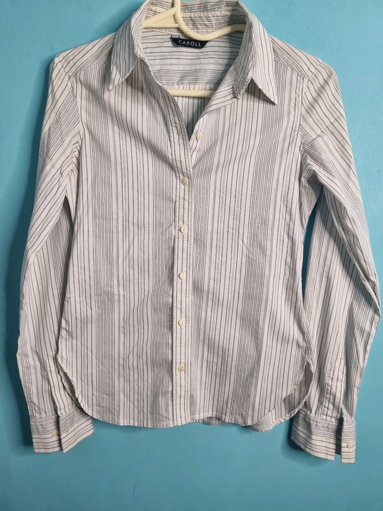 Slimfit Formal Cotton Shirt For Women