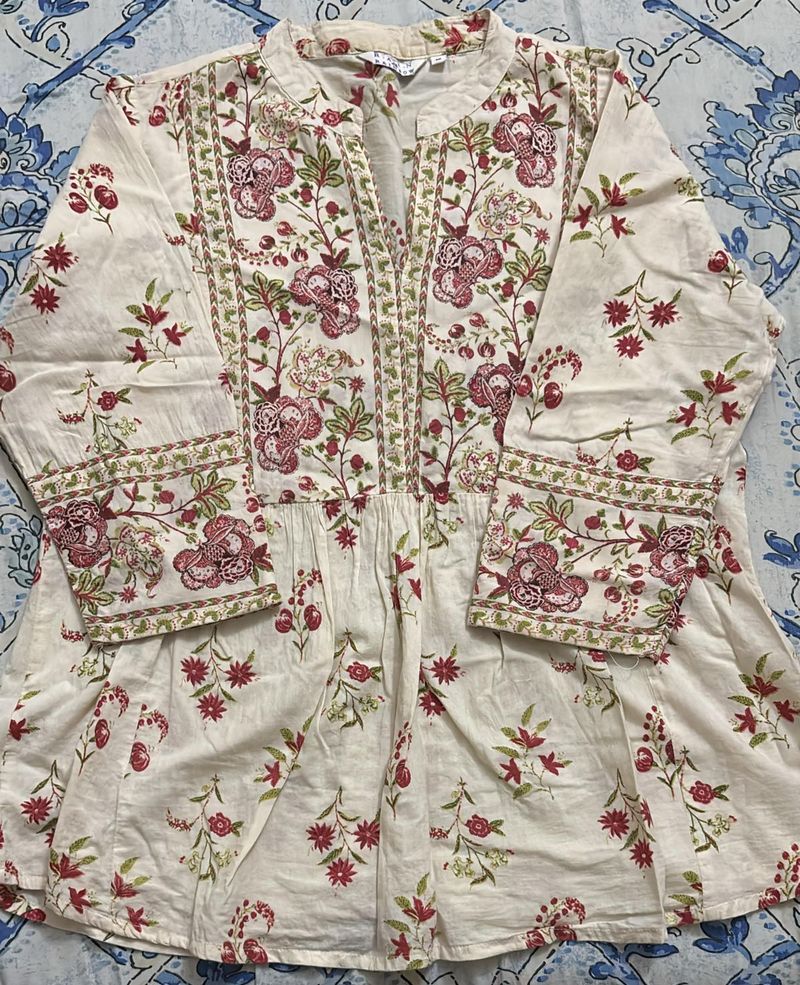 Floral Embroidered Top