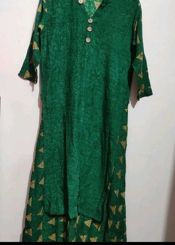 Green Anarkali Kurti For Girl Or Women 36 Bust
