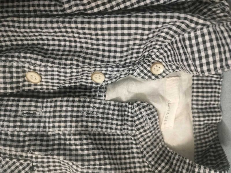 Checked Black &amp; White Shirt
