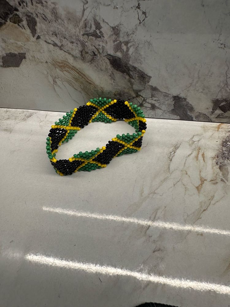Rasta Beaded Bracelet