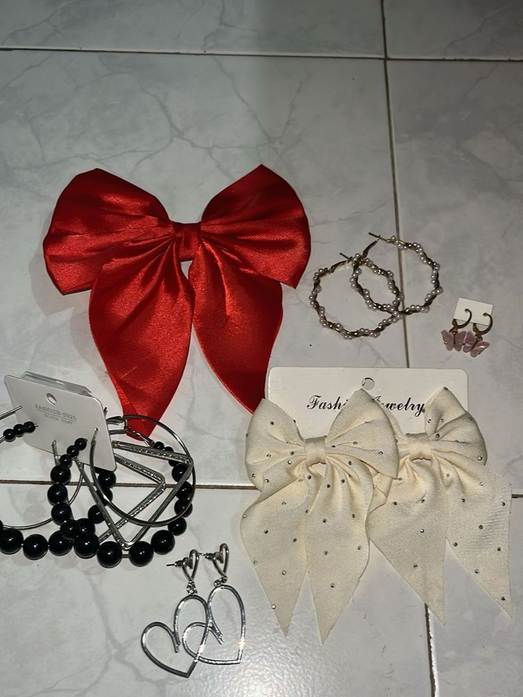Jewelry &amp; Hair Accessories Bundle (8 items)