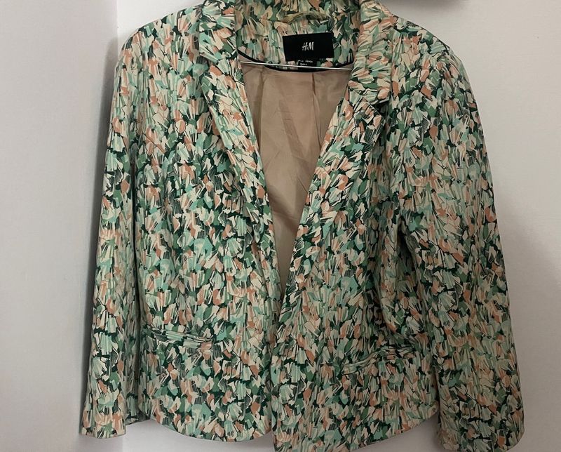 Floral Print Blazer Of H&amp;M