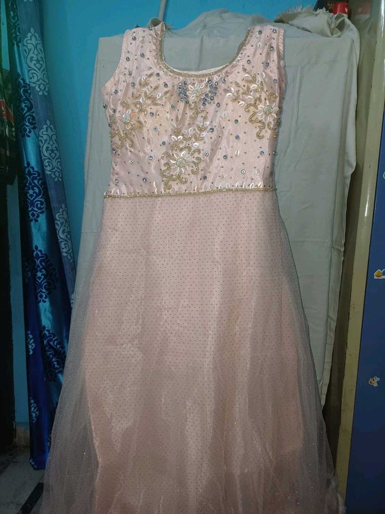 Light Pink Women Party Gown