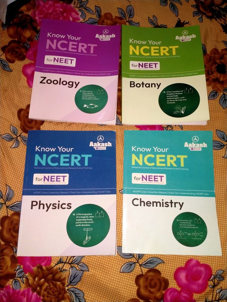 Know Your NCERT Questions Extracted From NCERT For Great Practice ( Physics, Chemistry, Zoology And Botany)(Unused)
