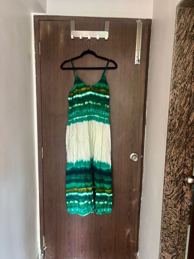 marks &amp; Spencer Green Tie-Dye Maxi Dress