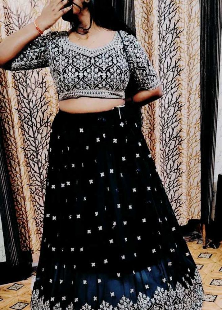 Black Lehenga Set