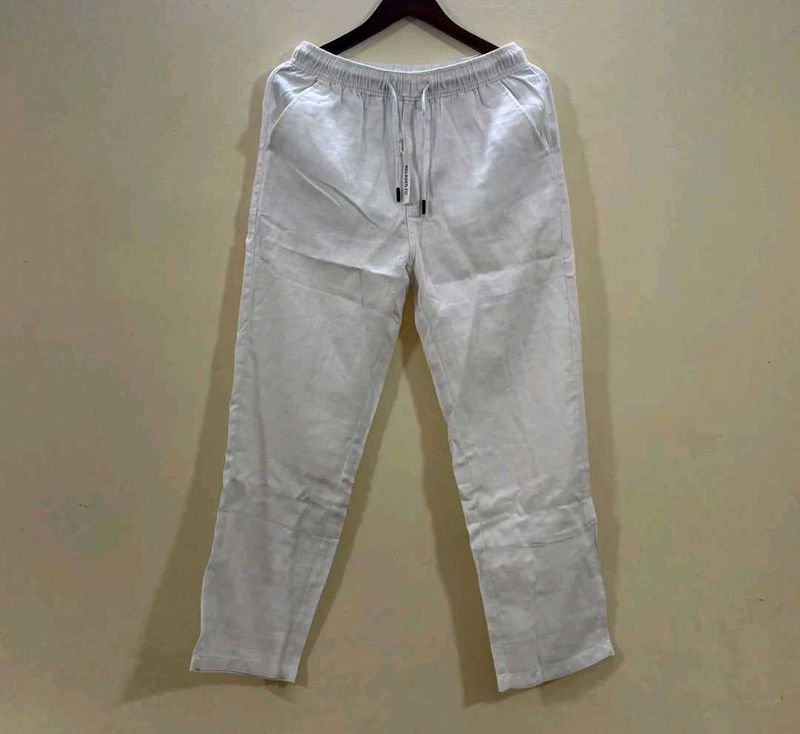 H&amp;M Linen Trouser Organic Blend