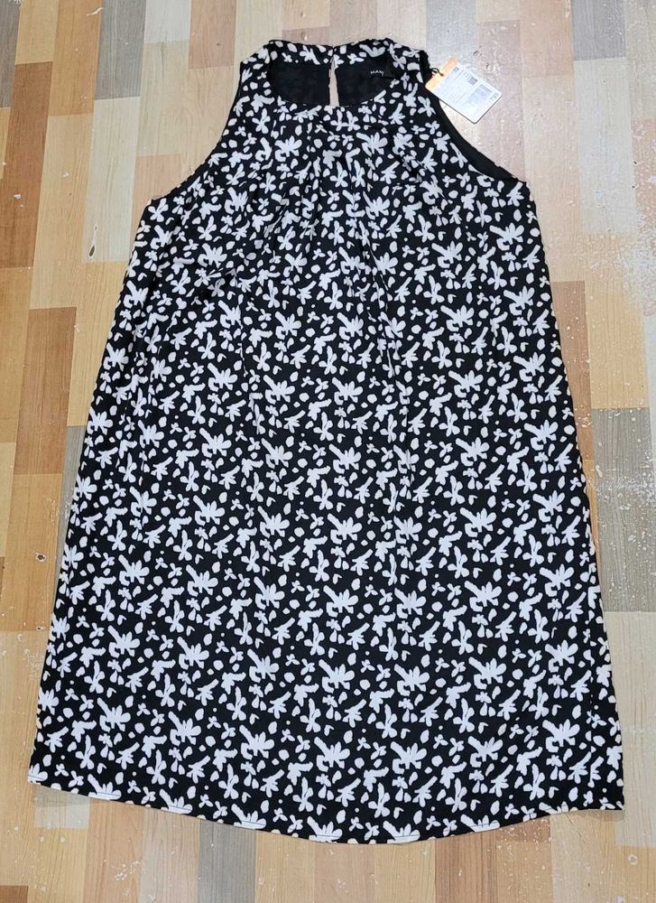 Black And White One Piece Cute Dress