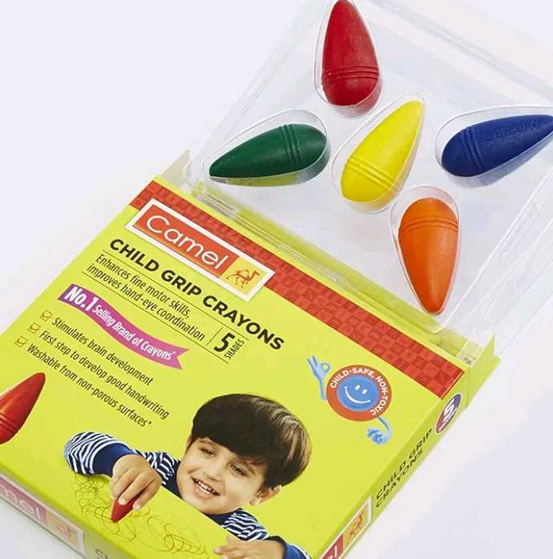 Camel Easy To Grip Crayons For Kids