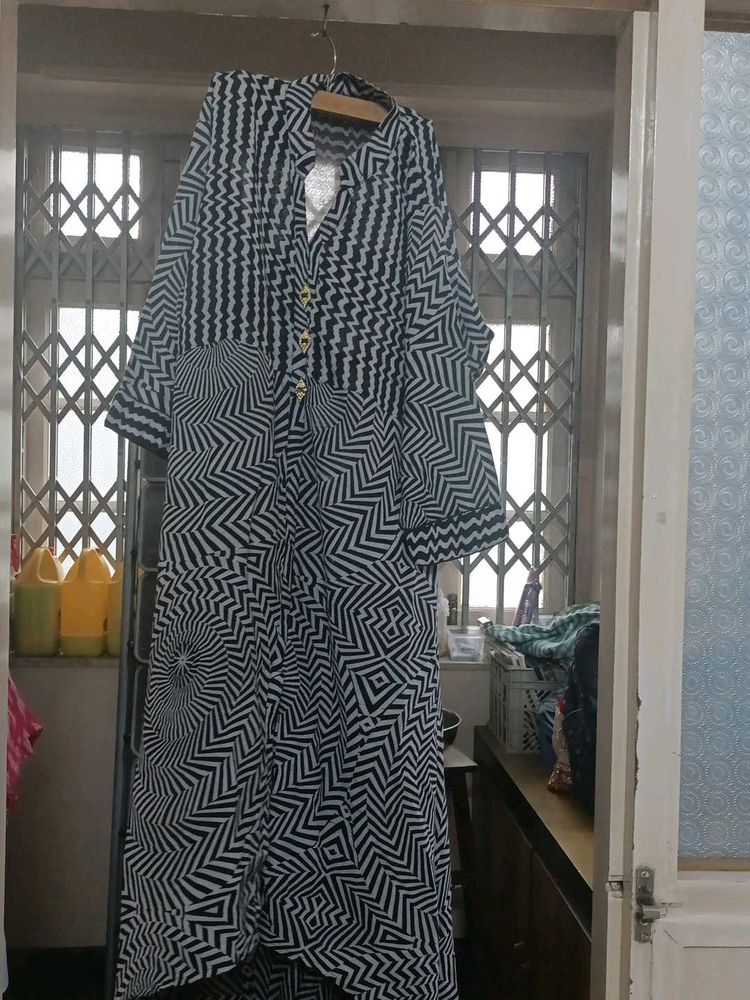 Patterned Casual Dress