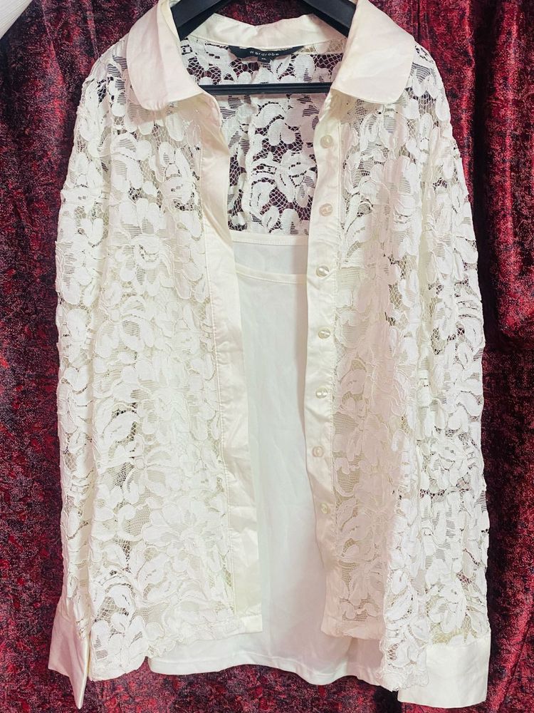 White Net Top 🤍