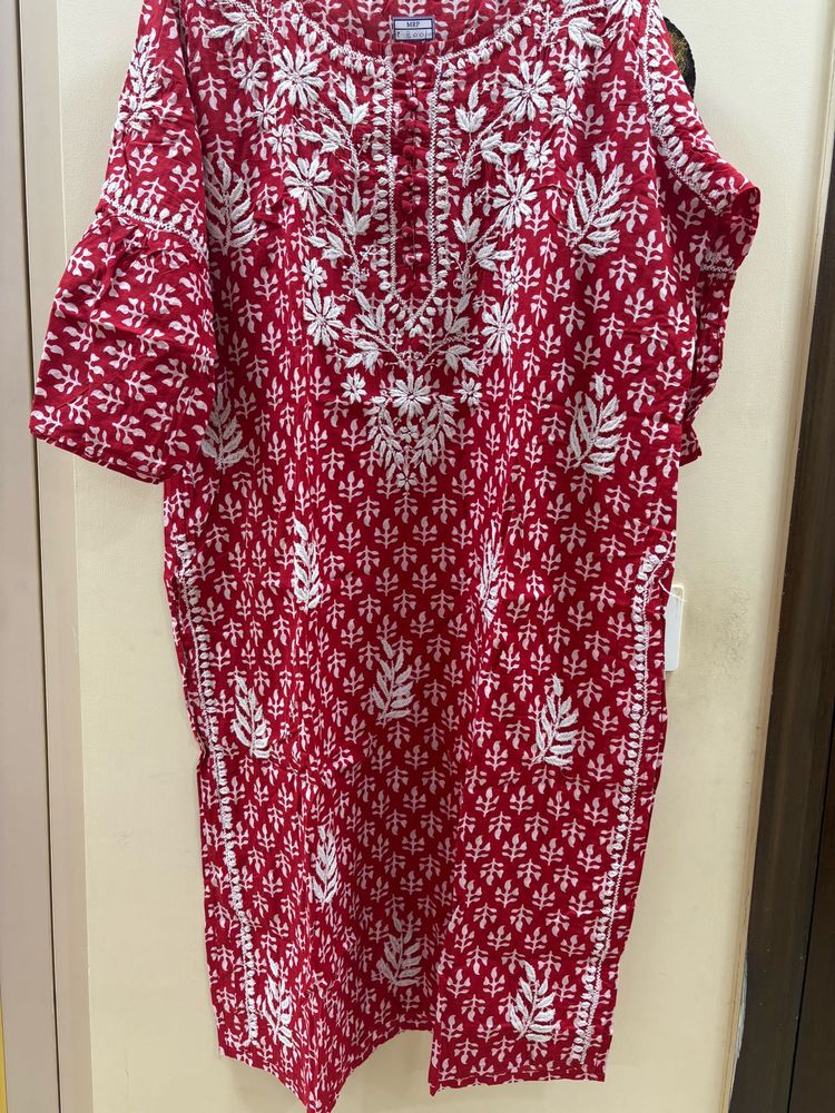Cotton Chikankari Kurta