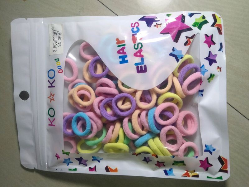 100 Pcs Small Rubber Band For Girls