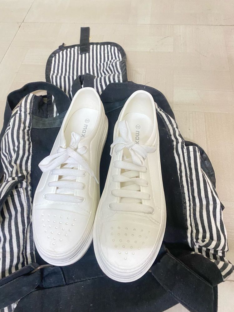 Max white shoes for women