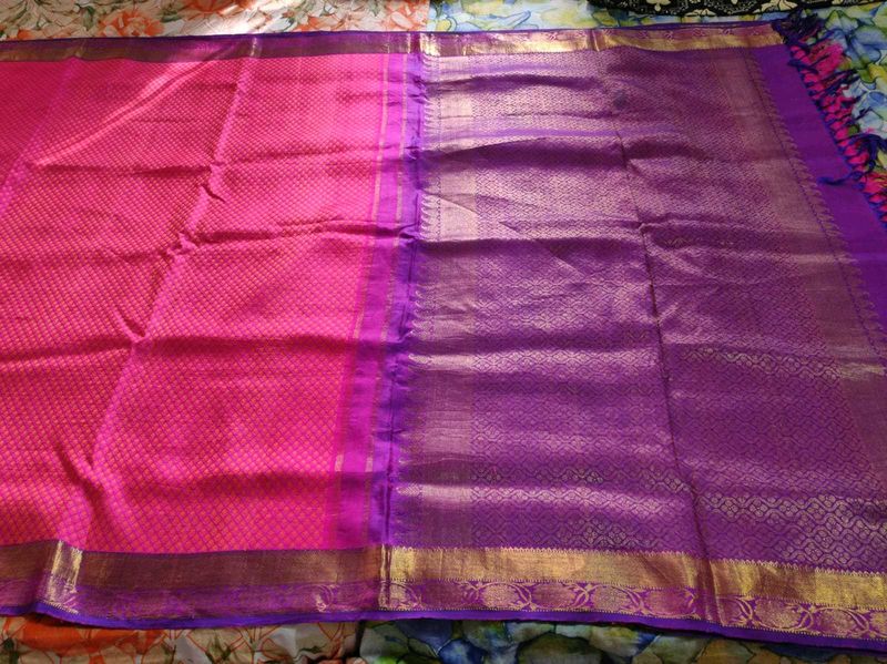Pink &amp; Purple Saree