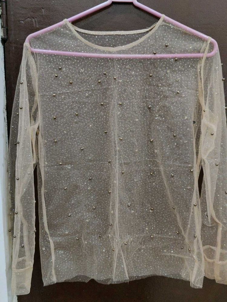 Sparkly Sheer Top