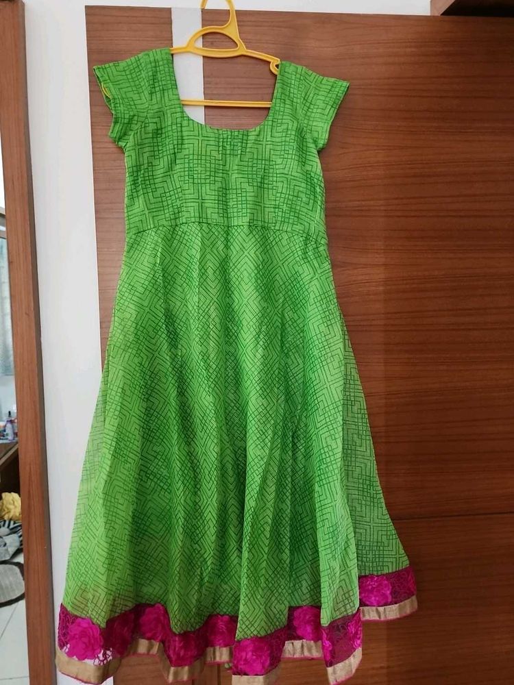Green Anarkali Kurta