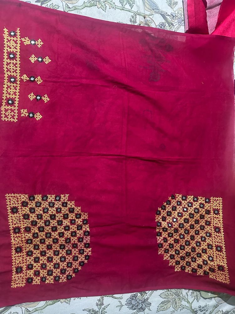 Kutchi Mirror Work Blouse Piece