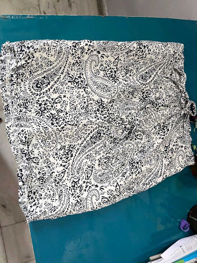 Paisley Print Skirt