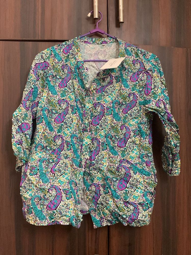 Paisley Print Shirt