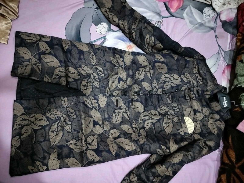 Leaf Print Jacket