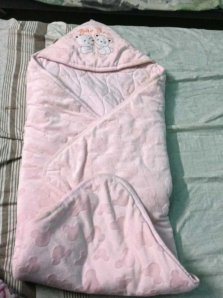 Baby Blanket with Hood