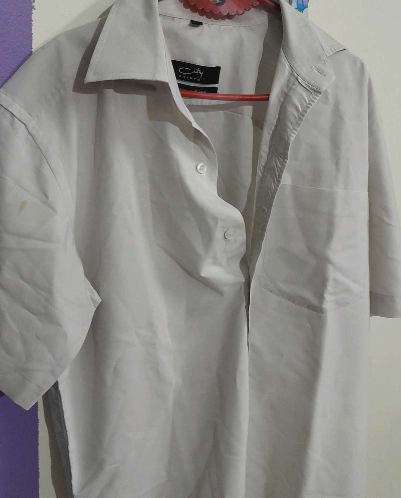Men&#39;s White Formal Shirt
