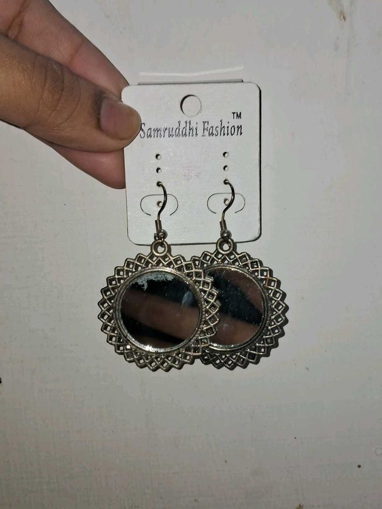 Mirror Mandala Earrings