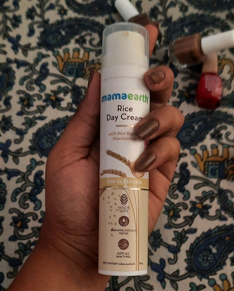 Mamaearth Rice Day Cream ( Spf 30 ) For Glass Skin