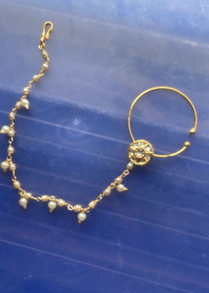 Nose Ring with Chain