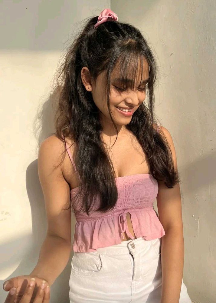Pink Crop Top