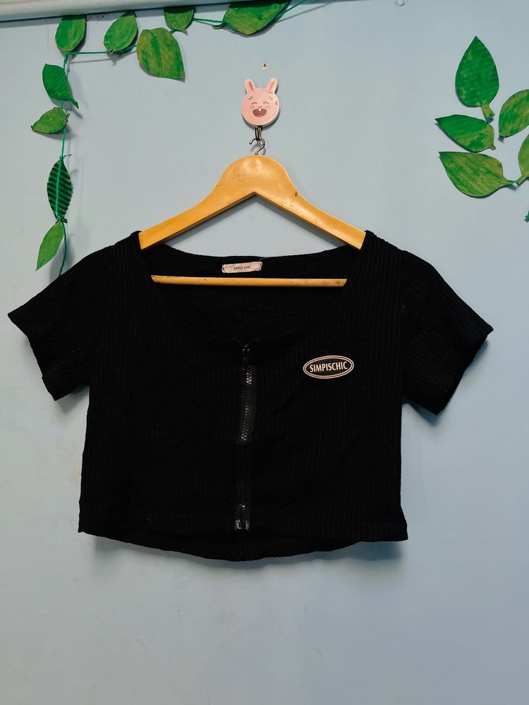Crop Black Top🖤
