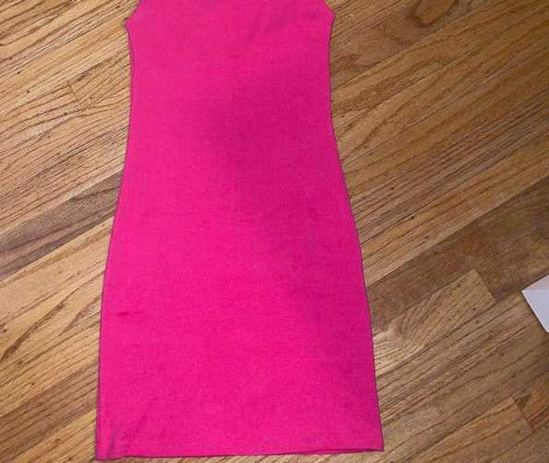 Zara pink bodycon dress