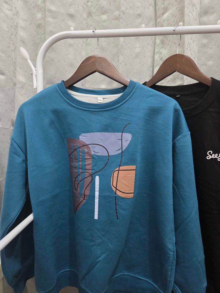 Abstract Graphic Sweatshirt