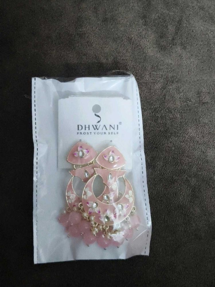Dhvani Pink Earrings