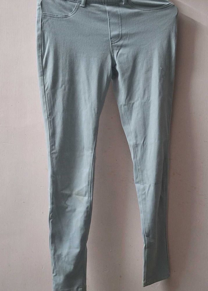 Dusty Blue Stretchable Jeggings