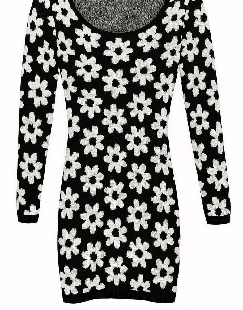 Daisy Knit Mini Dress