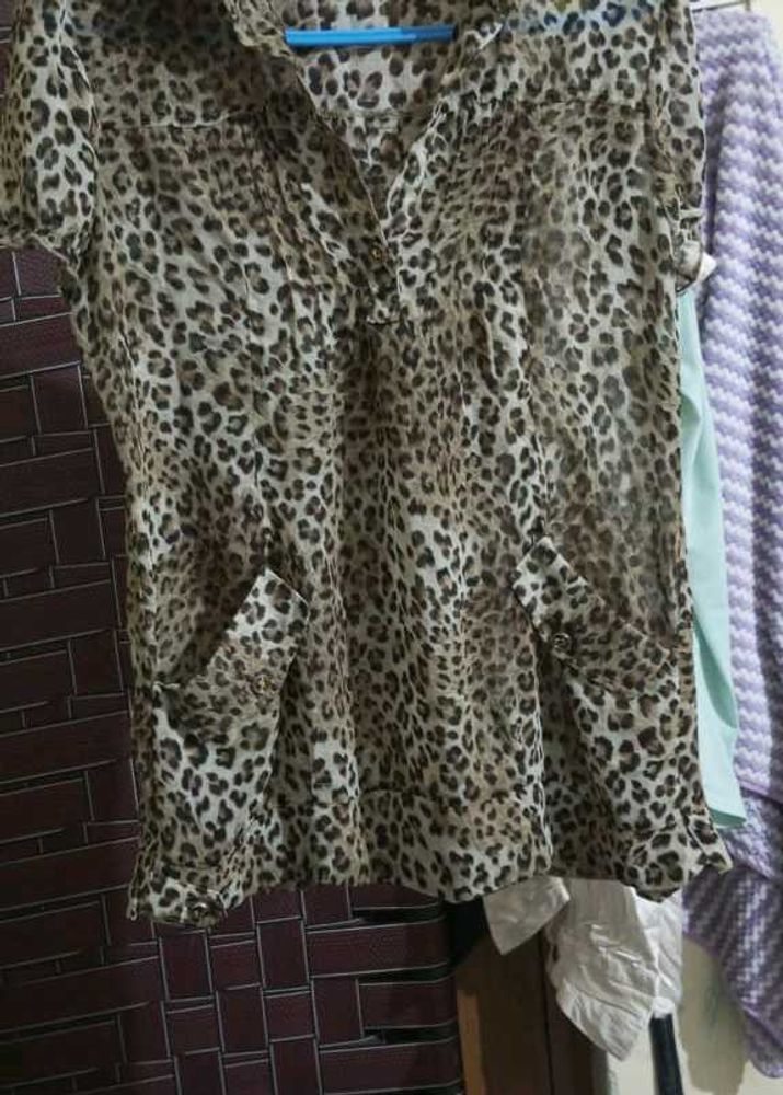 Cheetah Print Top