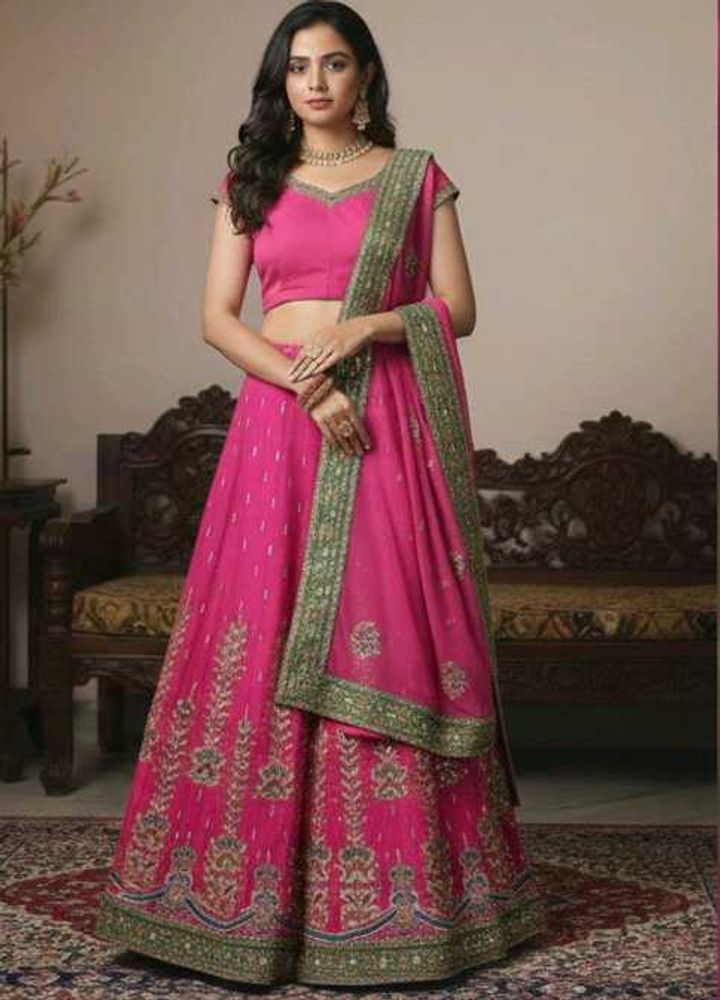 Pink Lehenga Set