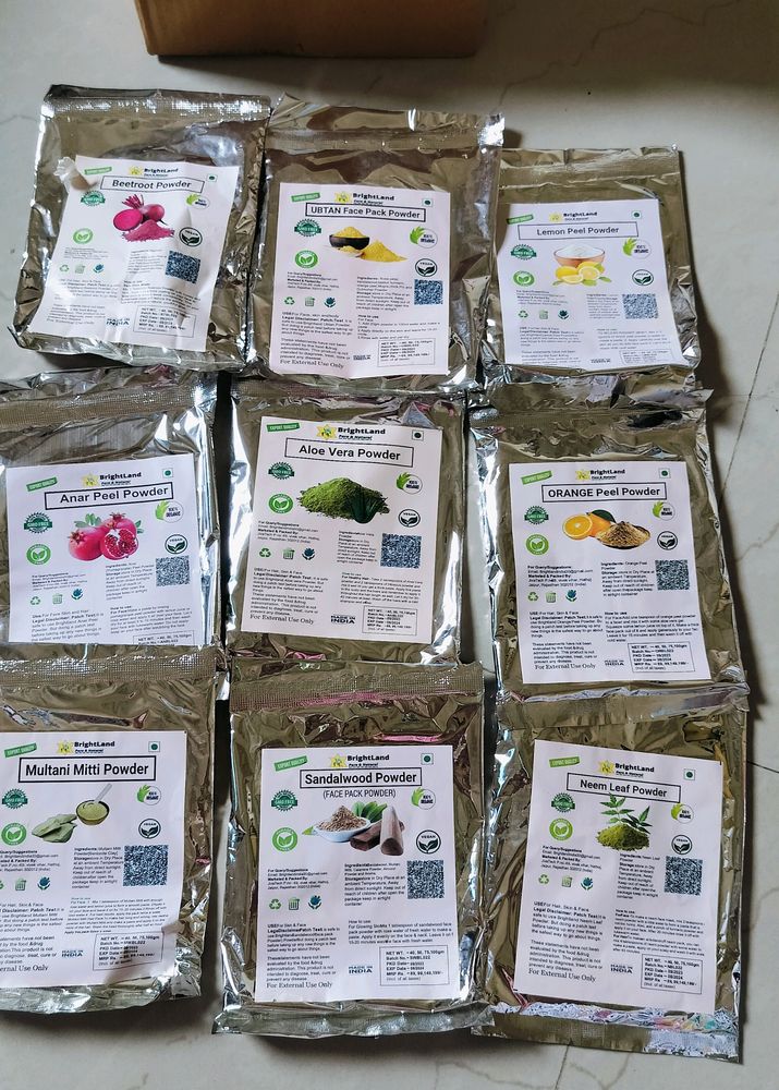 Face,Hair Mask Pack Of 10 Combo