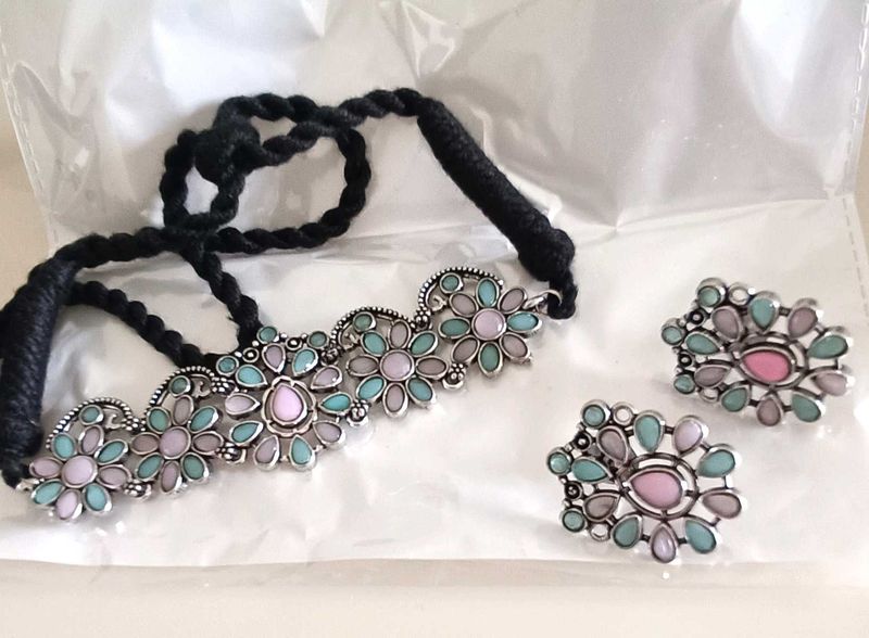 Oxidised Jewelry Set