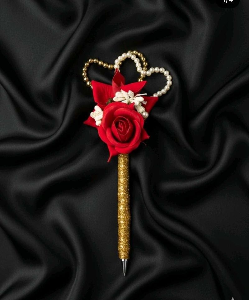 Nikah Pen Rose Decorated