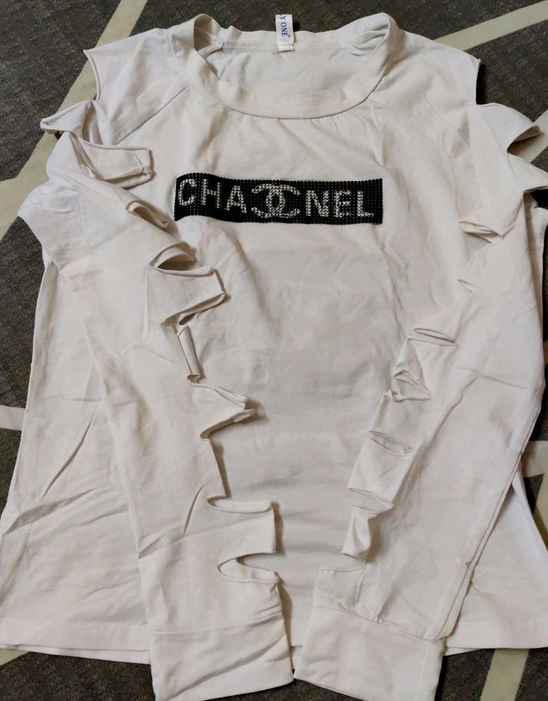 Styled Back White Top 🤍🤍