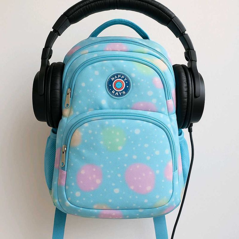 Pink Galaxy Backpack For Girls