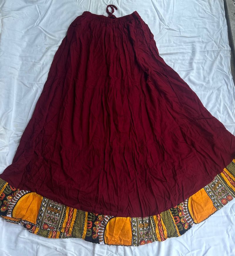 Bohemian Ghagra Skirt For Rajasthan Trips