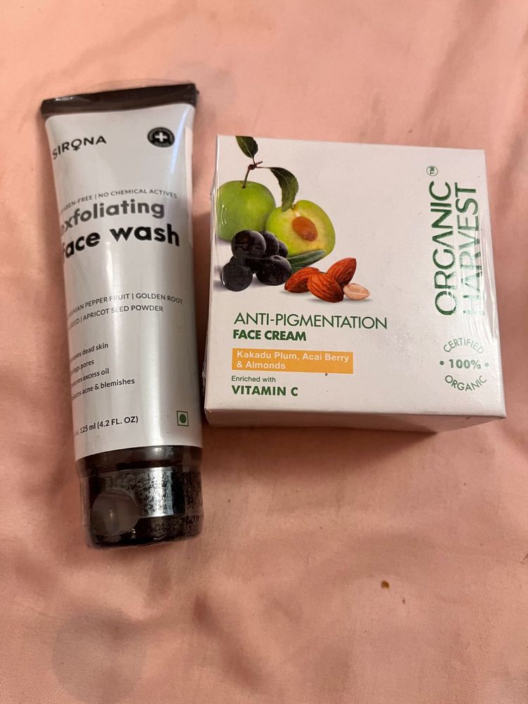 Sirona Facewash Organic Harvest Cream
