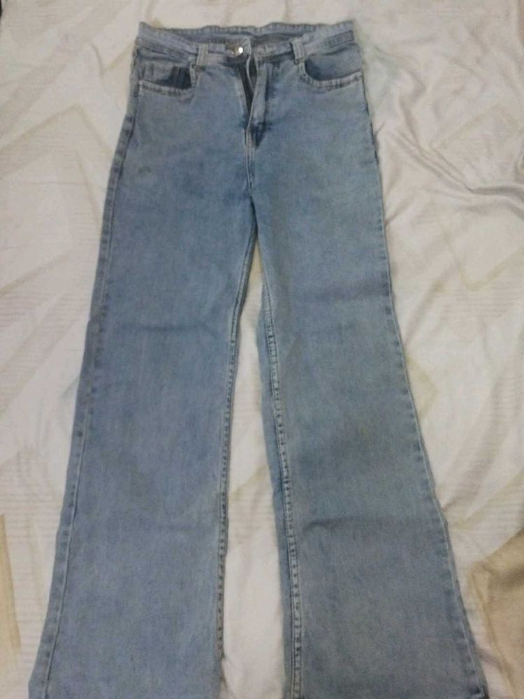 Light Wash Flare Jeans