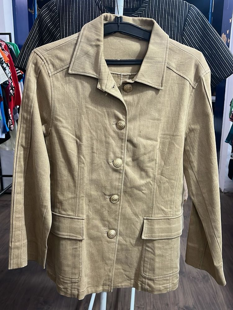 Vintage Style Tan Jacket